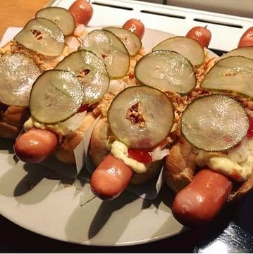 ristet hotdog