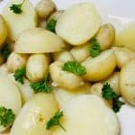 kogning af nye kartofler