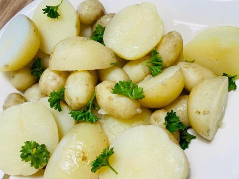 kogning af nye kartofler