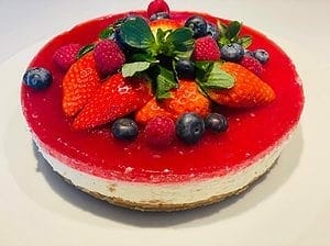 jordbær cheesecake